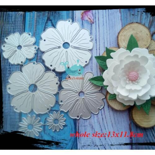 3D Flower Craft Metal Cutting Dies cut die Cute Scrapbooking Paper Card Craft Embossing Die Cuts 2019