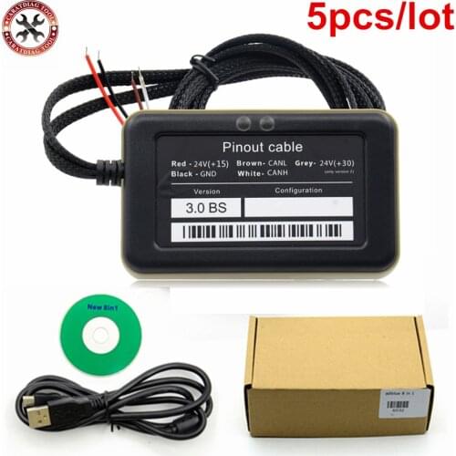 5pcs/lot Diagnostic Tool Adblue 8in1 Remove Tool Adblue Emulator 8 in 1 OBD2 Scanner for Truck Support Many Trucks