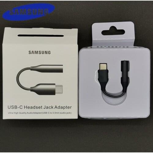 Samsung USB Type C To 3.5mm Earphone Jack Adapter Aux Audio Cable For Samsung S20 Note 20 Ultra S20 Note 10 Plus A90 A80 A60 A8S