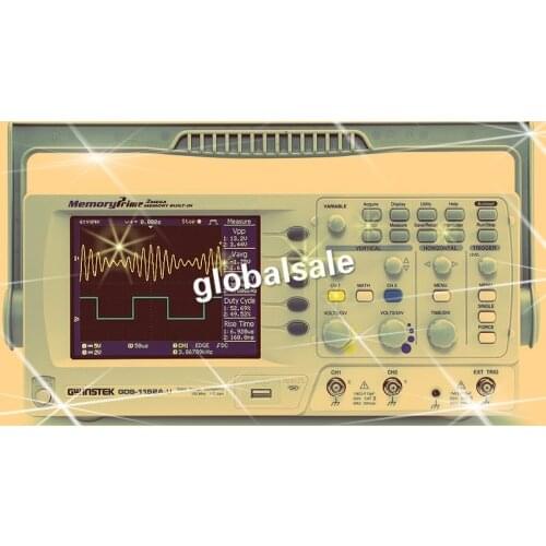 FREE SHIPPING Gwinstek Digital Oscilloscope GDS-1152A-U DSO,1GSa/s Real-Time Sample Rates Maximum, 150MHz, 2 channel,5.6intch