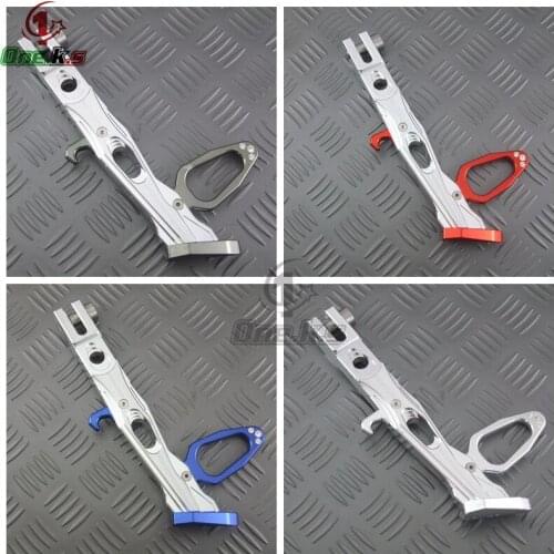 CNC Aluminum Motorcycle Side Stand Plate Kickstand Extension Pad Enlarger For HONDA GROM MSX125 MSX125SF 2014-2020