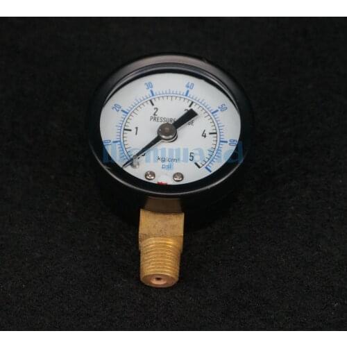 Measurement Range 0-70 PSI Air Compressor Pressure Gauge 40mm Face Radial Mount G1/8"
