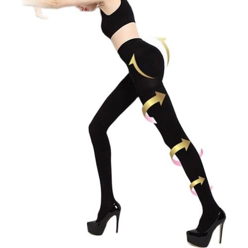 LGFDT0A1 Opaque women Italian slimming XXL SIZE compression Pantyhose 18-23 mmHg Gradient GIRLS Compression tights