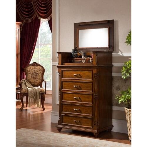 6 drawer chest with hide mirror for bedroom dressing table and make up table WA615