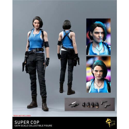 MTTOYS MT004 Zombie killer Jill Clothing & Head Set 1/6 FIT Phicen Female Body