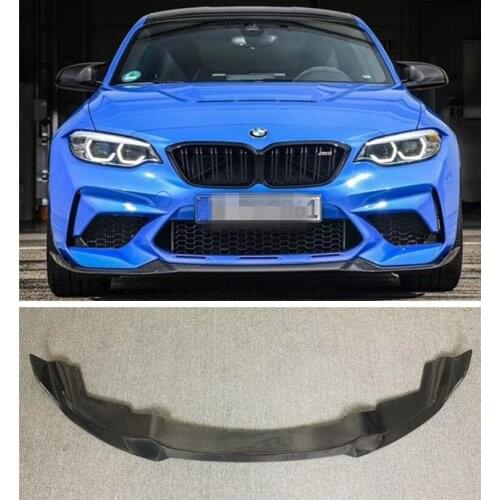 High Quality Carbon Fiber Bumper Front Lip Protector Cover Fits For BMW F87 M2 M2C 2020 2121
