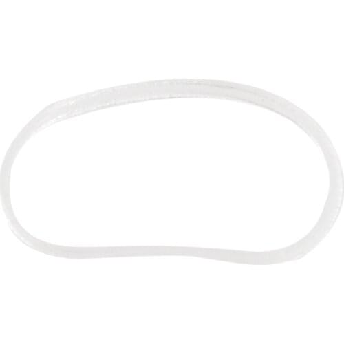 500x hair rubber cord rubber Band transparent white 1mm