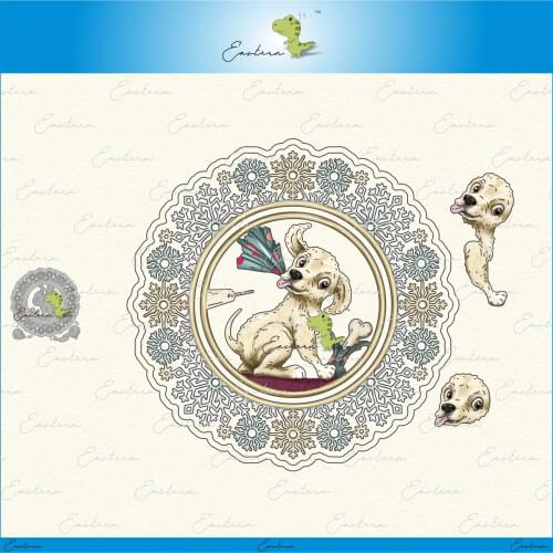 Christmas dog metal cutting dies 2020 new diy die molds Scrapbooking Paper Making die cuts crafts christmas dies