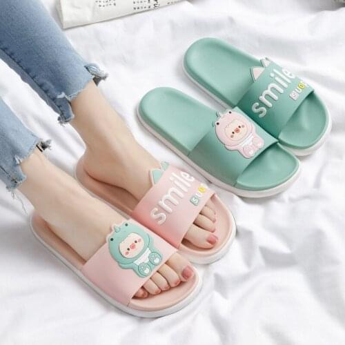 Slipper female indoor bathroom bath household cartoon slipper male slippers men home slippers mens shoes mens slippers