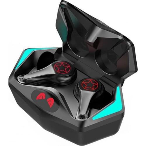 TWS Wireless Bluetooth-compatible Earphone High Fidelity Low Latency High-speed Transmission Stereo Gaming Earbud for iOS