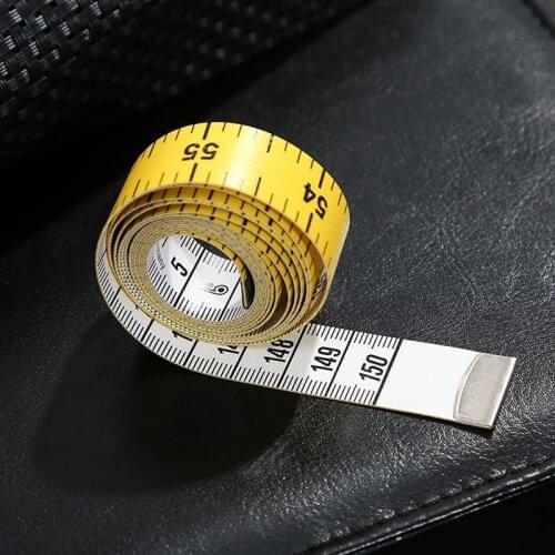 1PC 1.5m Portable Measure Tape Ruler With Double Scale Color Soft Measuring Rulers Sewing Tailor Scale Ruler Tape Measuring Tool