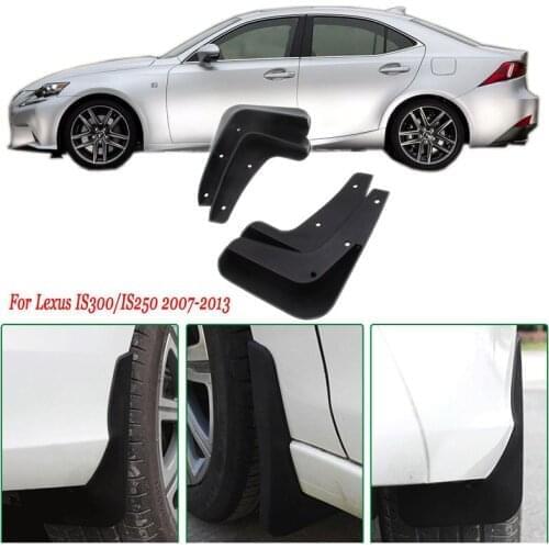 4pcs Premium Heavy Duty Molded Splash Mud Flaps Guards Fenders For Lexus IS 2007-2013