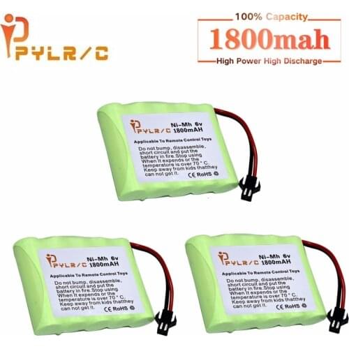 6v 1800mah Rechargeable Battery For Rc toys Cars Tanks Robots Gun AA NI-CD Battery 6v Battery Pack For Rc Boats With SM Plug