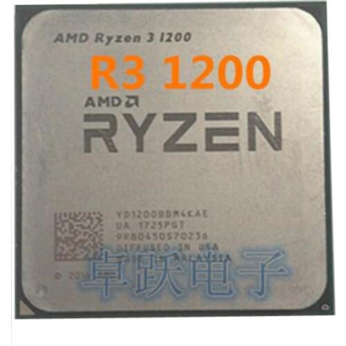 AMD Ryzen R3 1200 CPU Processor Quad-Core Socket AM4 3.1GHz 10MB TDP 65W