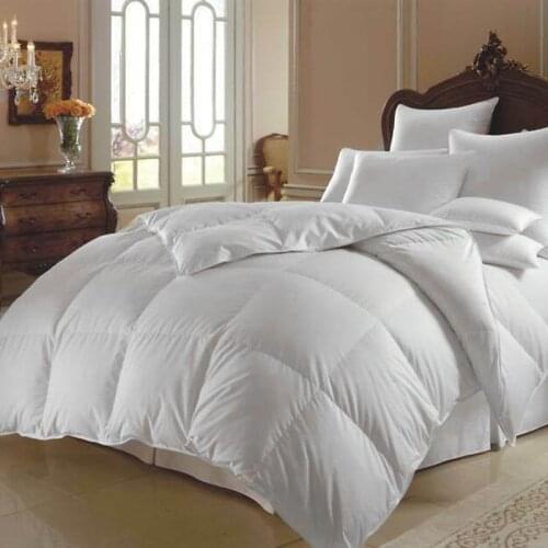 White 100% Goose Down Comforter for Autumn Winter Duvet Insert Blanket Filling Feather Down Quilt Duvet King/Double/Single Size
