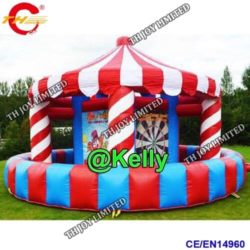 Free door shipping Carnival Games Inflatable Tent, commercial inflatable game combo 5 in 1 inflatables