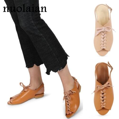 Brand Women Leather Casual Sandal Shoes Dress Summer Flat Shoe Woman Sandals Spring Chaussure Ladies Flats Womens Sandles