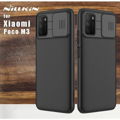 Nillkin For Xiaomi Poco M3 case Camera Protection Camshield Phone Case Lens Protective Back Cover For Xiaomi Poco M3