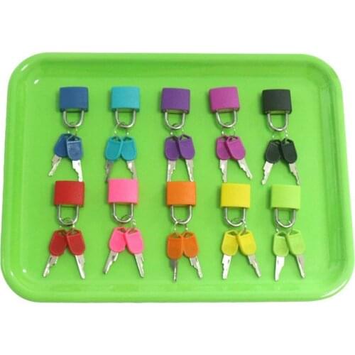 Kids Children Montessori Locks Keys Puzzle Unlocking Game Early Educational Toy