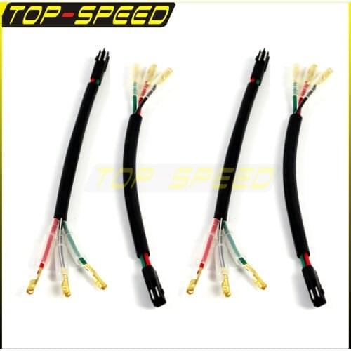 For Honda CBR600RR 2003-2014 CBR1000RR 04-07 Front Rear Turn Signal Indicators Wire Harness Connector Lead Plug Wiring Adapter