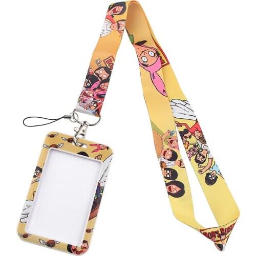 DZ1579 Kids Gifts Anime Cute Neck Straps lanyard Car Key Chain ID Card Pass Gym Mobile Phone Key Ring Badge Holder Jewelry