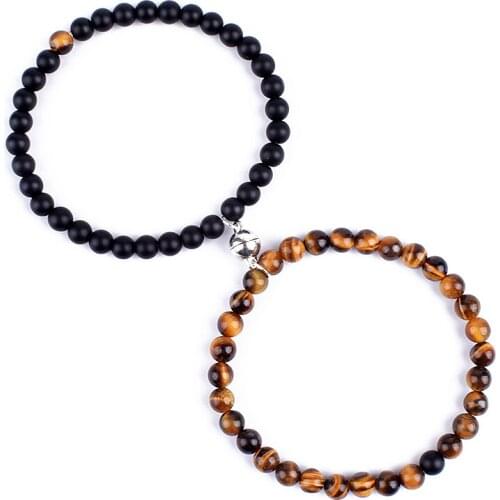 HOBBORN Bracelets With Diamonds