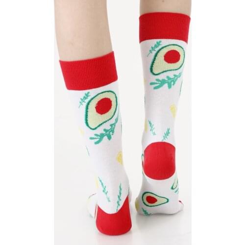 From Turkey 3PCS High Quality Avacado Happy socs Unisex Man Women Socks funny feet cartoon flamingo cat short designer lot socks