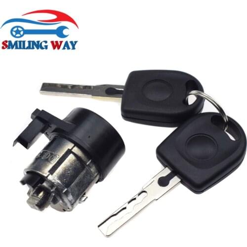 Ignition Lock Cylinder Keys 3B0905855C, 3B0 905 855C US360L For VW Bora Golf IV New Beetle Passat B5 Polo 9N Sedan R32 GTI