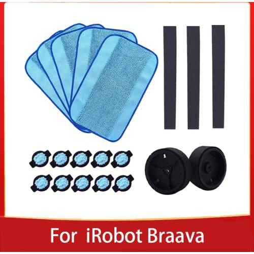 Caster Wheels + 2 wheel Tire/Tyre for iRobot braava 380 380t 320 390 381 390T Mint Plus 4200 5200C Replacement parts