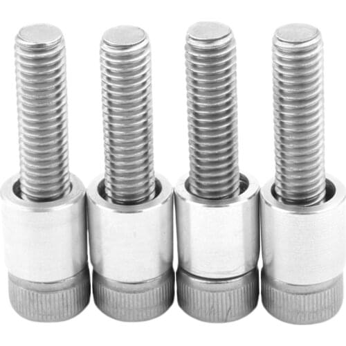 4x CNC Motorcycle Front Fender Raiser Kits Bolts for BMW R nineT Racer