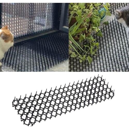 Anti-Digging cat and Dog Prickle Strips Deterrent Mats Outdoor Garden Pest Control Cats Net AntiCat Dogs Repellent Mat