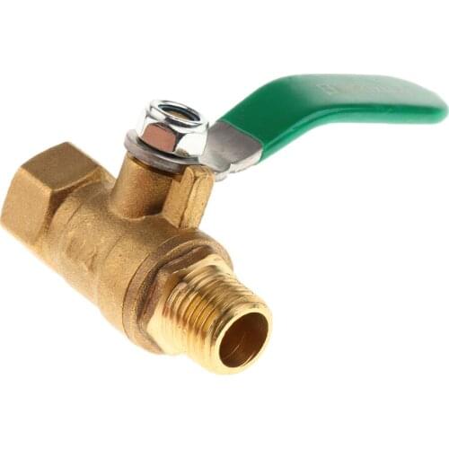 1/4" BSP Brass Ball Valve Threaded Full Port Hose Connector M/F