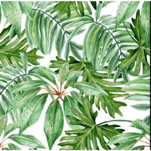 LEO & LIN Green Banana Chiffon Eugen Yarn Air Patchwork DIY Fashion Fabric 50cm