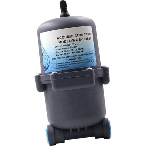 Pre-Pressurized Accumulator Tank 0.75 -Liter for Marine RV Camper Trailer