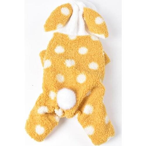 Dog Fleece Jumpsuites Dog Pajamas Chihuahua Corgi Dog Pjs Schnauzer Dog Clothing Dog Outfit Yorkie Puppy Clothes Dog Onesie Suit