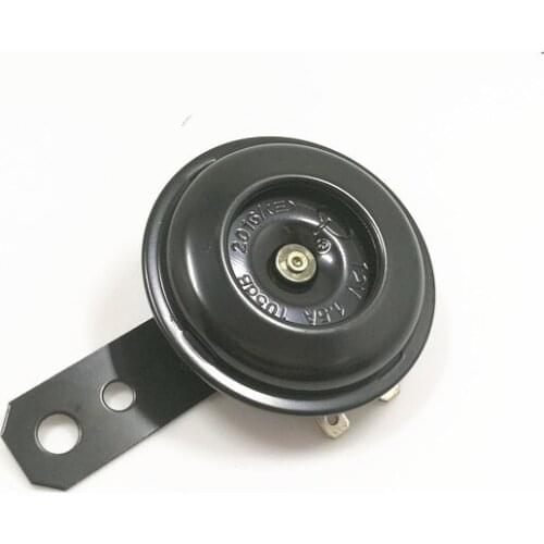 Universal Motorcycle Electric Horn kit 12V 1.5A 105db Waterproof Round Loud Horn Speakers for Scooter Moped Dirt Bike ATV