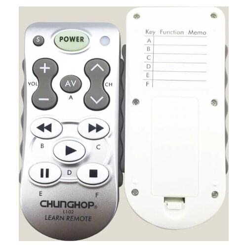L102 Universal Learning Function Remote Control L-102 For TV SAT DVD CBL CD DVB-T Audio-ran