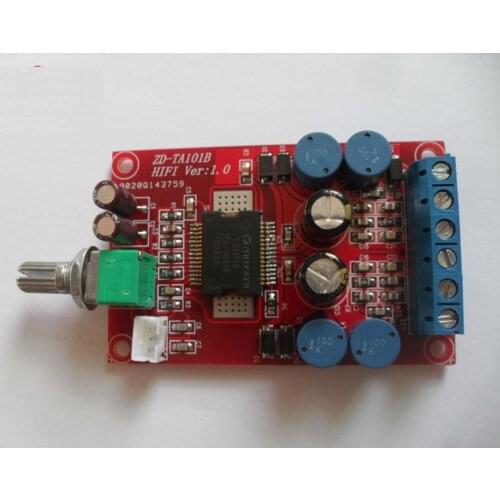 TA1101B Power Amplifier Audio Board 10W+10W Stereo 2.0 Class T Digital Amplifiers Speaker Home Sound Theater DIY