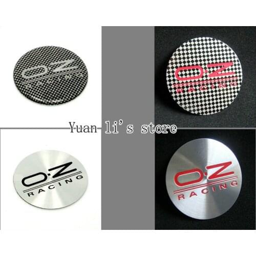 10 Set(1 Set=4pcs) Alloy Tyre Wheel Center Hub Cap Rims OZ O.Z Racing Emblem Badge Stickers Car Styling