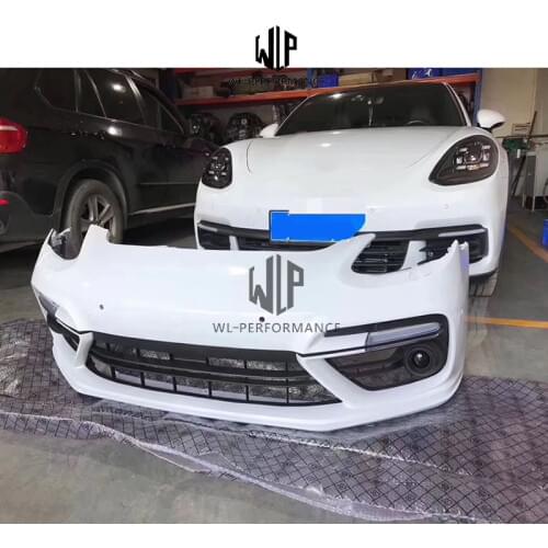 971 Car body kit high quality PP Material front bumper front lip for Porsche 971 panamera turbo 2017-UP