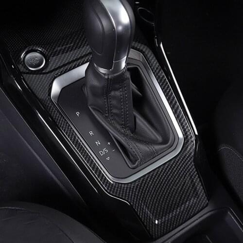 ABS Car Accessories Gear Shift Panel Cover Trim For Volkswagen TROC T-ROC 2018 2019 Car Styling Acessories Auto Parts
