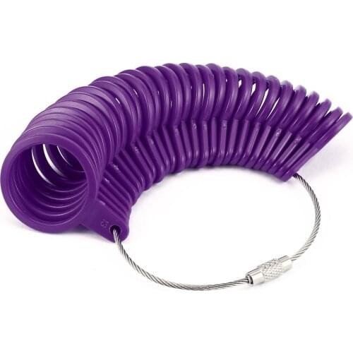 Basic Jewelry Measurement Tool Suitable for US Size 0 to 13 Jeweler Size Loop Jewelry Tool Ring Sizer Finger Size Gauge Ring