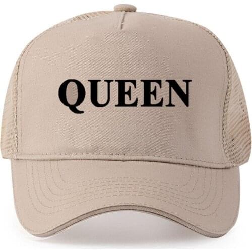 2019 new fashion hat Queen King logo Baseball Cap Spring Summer Men and women Hat Outdoor Visor