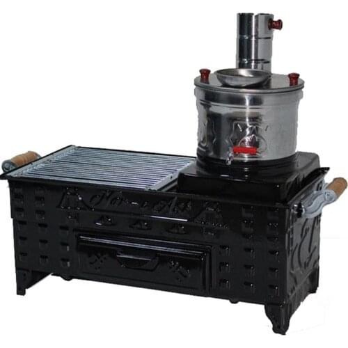 Bulkap Isıser Samovar Grill Large Size Charcoal Grill Practical, easy to carry, lightweight, barbecue and picnic pleasure anywh