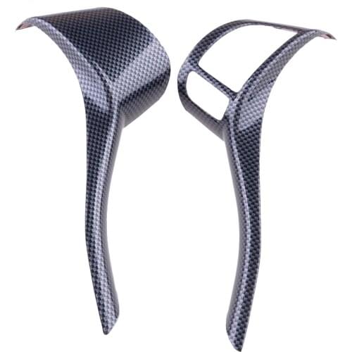 DWCX ABS Black Car Inner Steering Wheel Strip Trim Cover Fit For Nissan Altima 2013 2014 2015 2016 2017 2018 Accessories