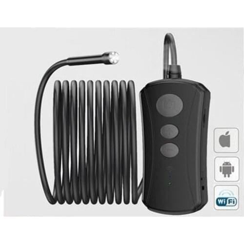 8.5mm 140 Degree Wide Angle Wireless WIFI Endoscope Camera CMOS Borescope