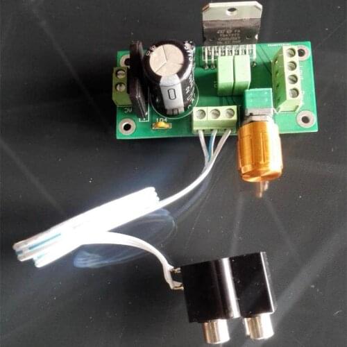 KYYSLB DC 12V To 15V AC 12V 4-8 Ohm 2*20W TDA7377 Stereo Power Amplifier Board Straight Second TDA1521/TDA7297
