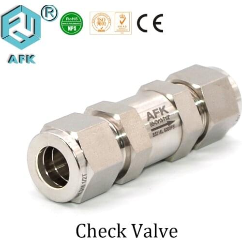 316 Stainless Steel Check Valve One Way High Pressure Non Return Valve 3000psi