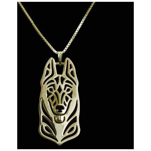 Wholesale 12pcs/lot Belgian Malinois dog necklace German shepherd pendant jewelry