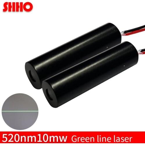 High quality 520nm 10mw green line laser module industrial class positioning laser locator transmitting tube laser launcher
